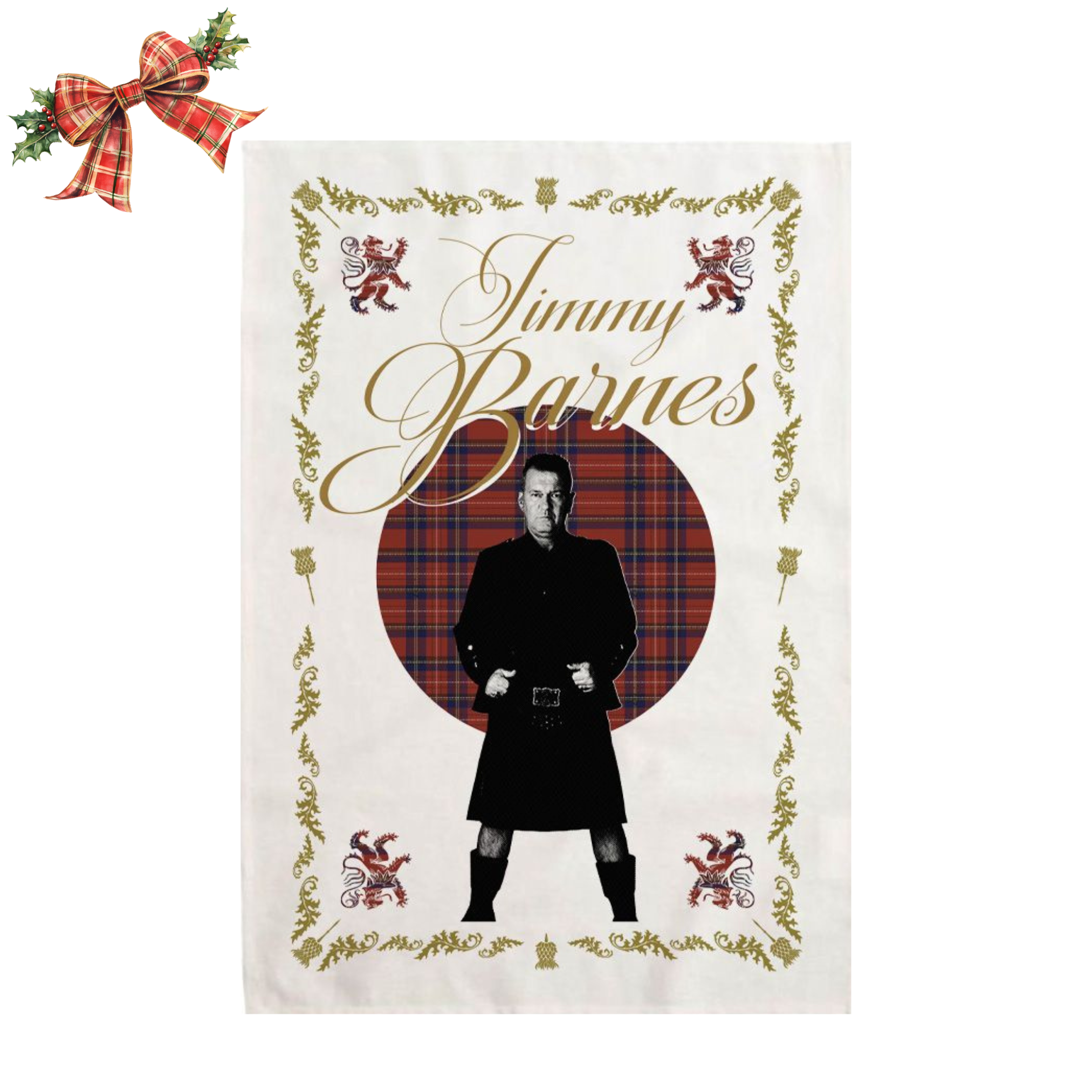 Jimmy Barnes Xmas Tea Towel