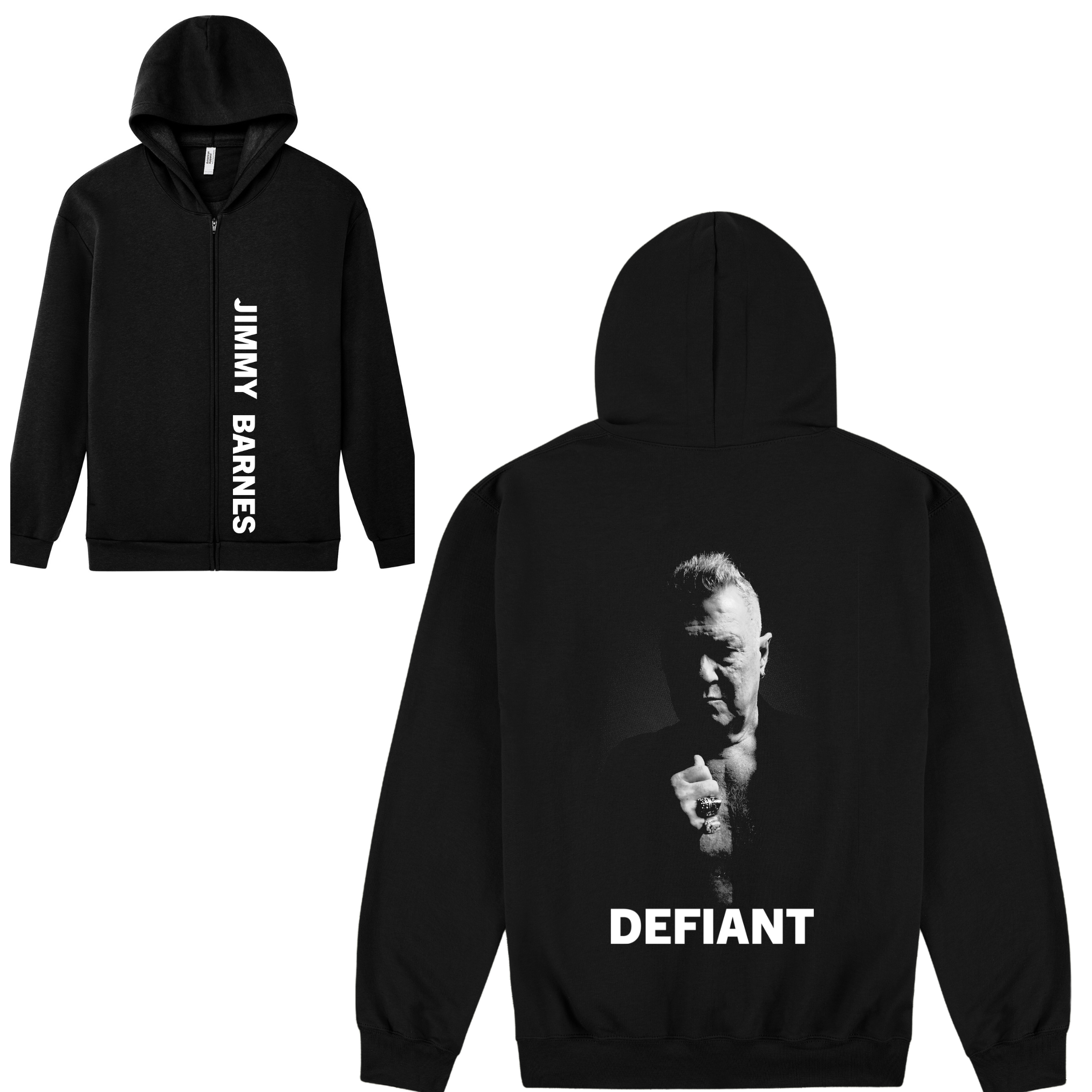 DEFIANT Unisex Zip Hoodie