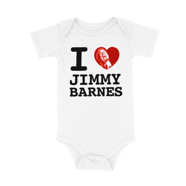 I Love Jimmy Barnes' Baby Romper