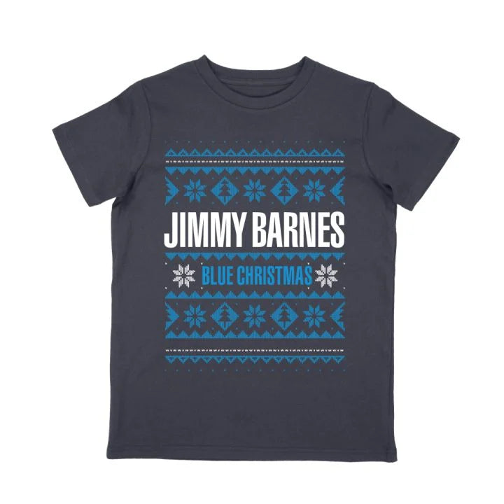 Jimmy-barnes-offical-store-Blue-Christmas-kids-shirt